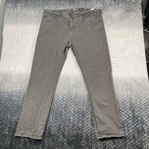 AG Adriano Goldschmied Jeans Mens 40x32‎ Gray Everett Straight Stretch Denim